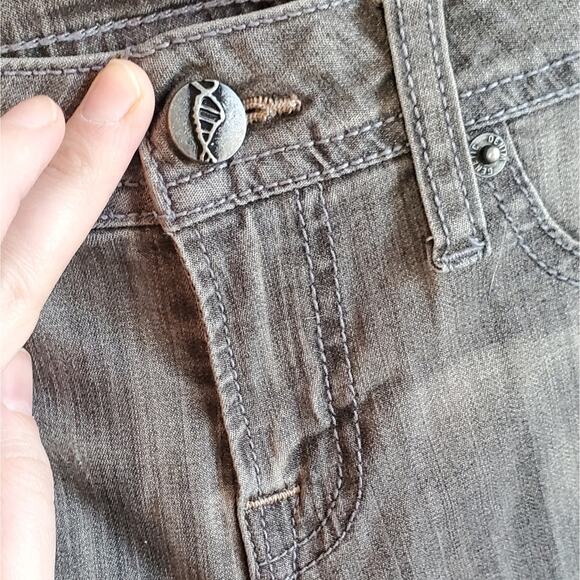 Genetic Denim The Kyle Silver Cropped Jeans Size 25 ~ Edgy Grunge Streetwear - Picture 5 of 16